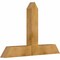 Ekena Millwork Portland Rough Sawn Timber Gable Bracket, Western Red Cedar, 48"W x 32"H x 4"D x 6"F, 16/12 Pitch GBW048X32X0406POR00RWR - alternate 2